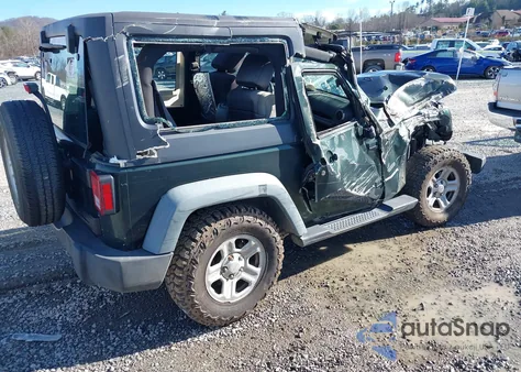 2011 Jeep Wrangler Sport из США, поврежденный, VIN 1J4AA2D11BL511065